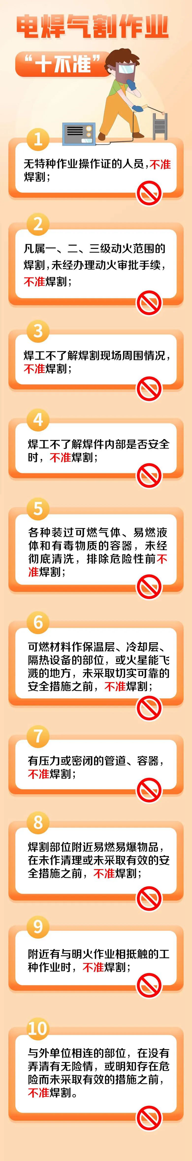 电焊,气割,“,十不准,”,要,牢记, . 电焊气割“十不准”要牢记